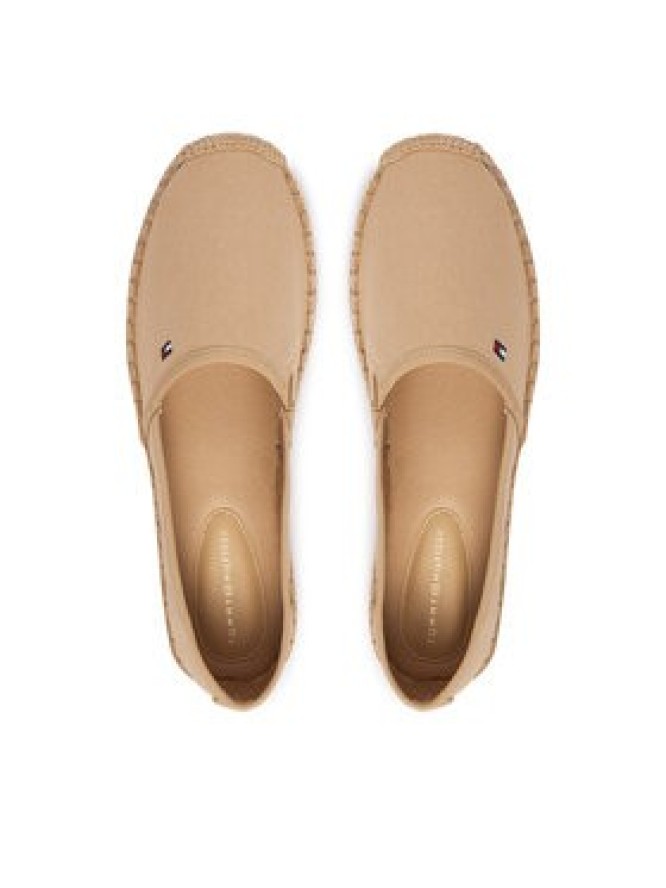 Tommy Hilfiger Espadryle Flag Canvas Espadrille FW0FW08541 Beżowy