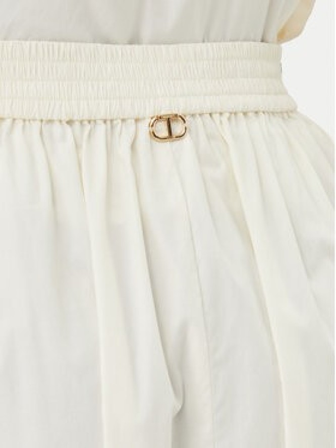 TWINSET Spódnica trapezowa 251TT2095 Écru Regular Fit