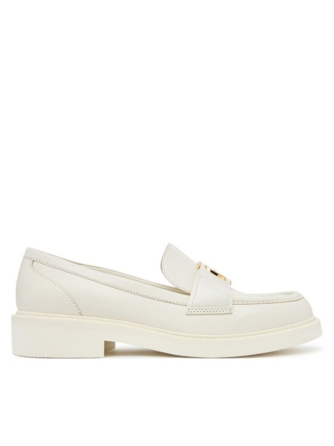 Guess Loafersy FLPSHU LEA14 Écru