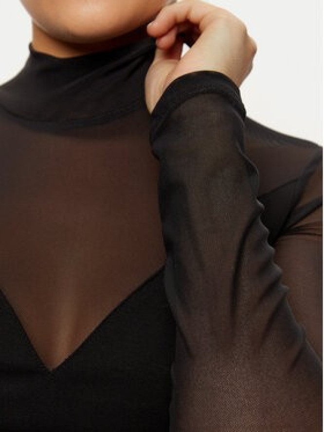 Morgan Bluzka 242-TIMARA Czarny Slim Fit