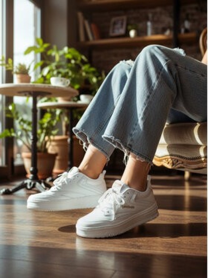 Reebok Sneakersy CEO-REE VAMP AR30240W-WYY Biały