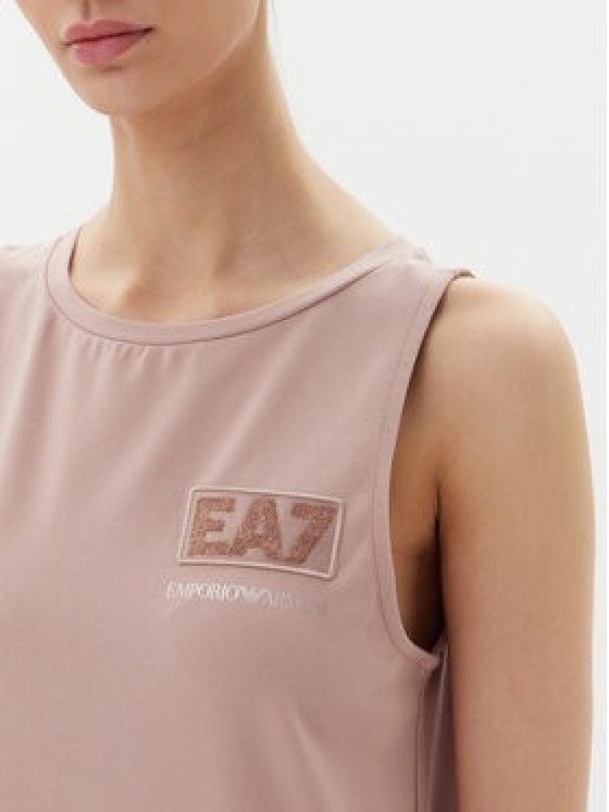 EA7 Emporio Armani Sukienka codzienna 7W000180 AF12484 U4079 Różowy Regular Fit