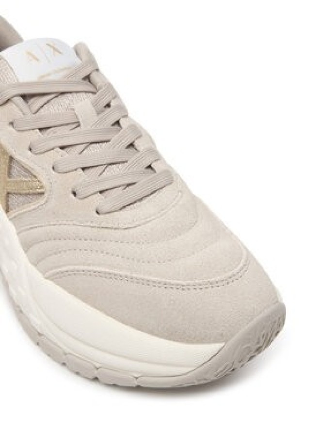 Armani Exchange Sneakersy XW003072 AF27081 MZ991 Beżowy jasny