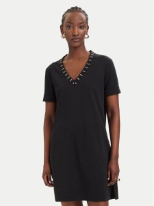 Liu Jo Sport Sukienka codzienna TA6296 J3855 Czarny Regular Fit