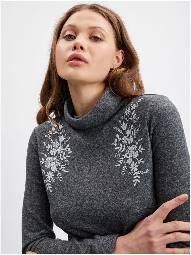 orsay Koszulka w kolorze szarym rozmiar: S