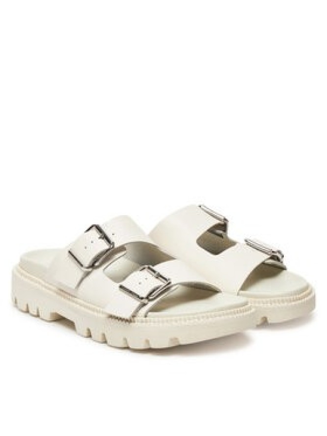 Tommy Jeans Klapki Tjw Double Strap Sandal EN0EN02753 Biały