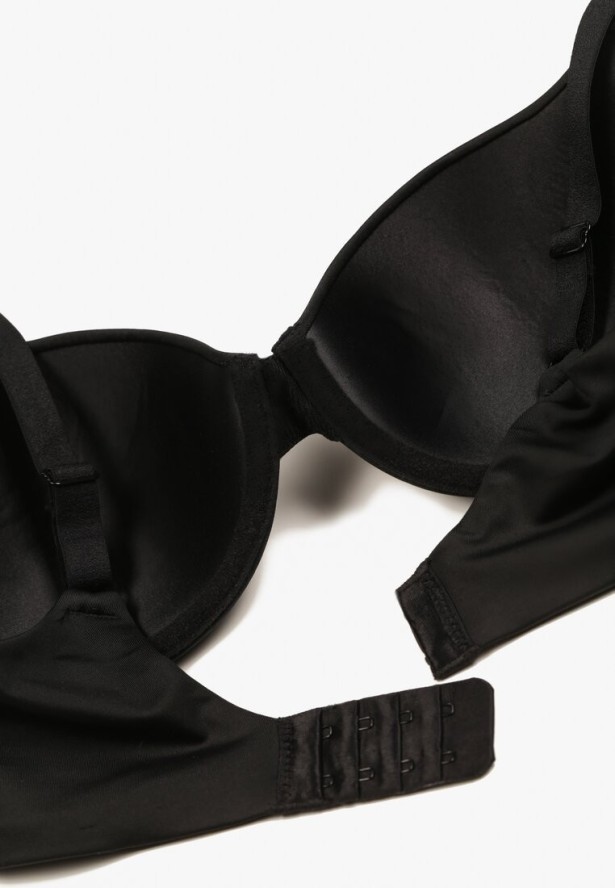 Czarny Biustonosz o Klasycznym Kroju Sinisea