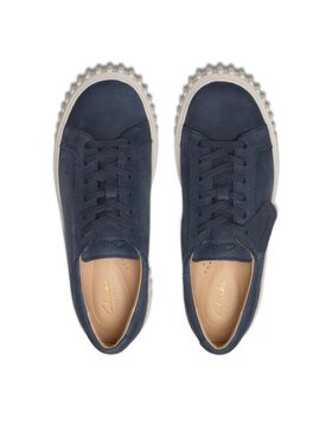 Clarks Sneakersy Mayhill Walk 26181210 Granatowy
