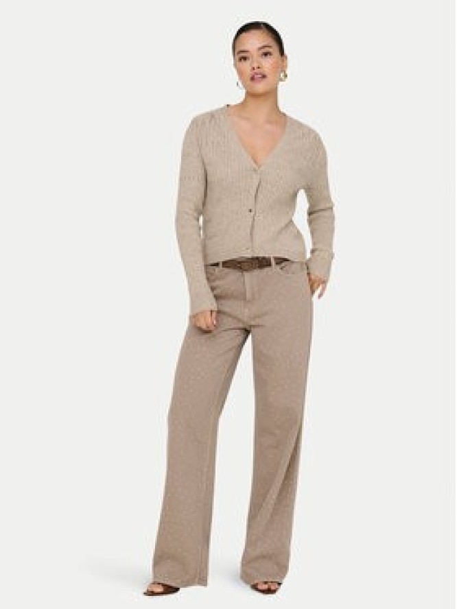 ONLY Kardigan Katia 15310902 Brązowy Regular Fit
