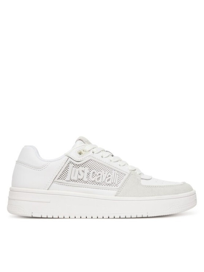 Just Cavalli Sneakersy 80RA3SM1 ZPC09 Biały