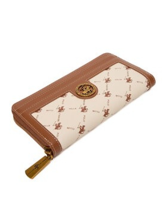 Beverly Hills Polo Club Portfel CEO-BHPC-W1-001-AW26 Kremowy