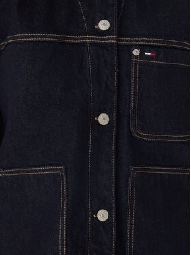 Tommy Jeans Kurtka jeansowa Chore DW0DW21981 Granatowy Regular Fit