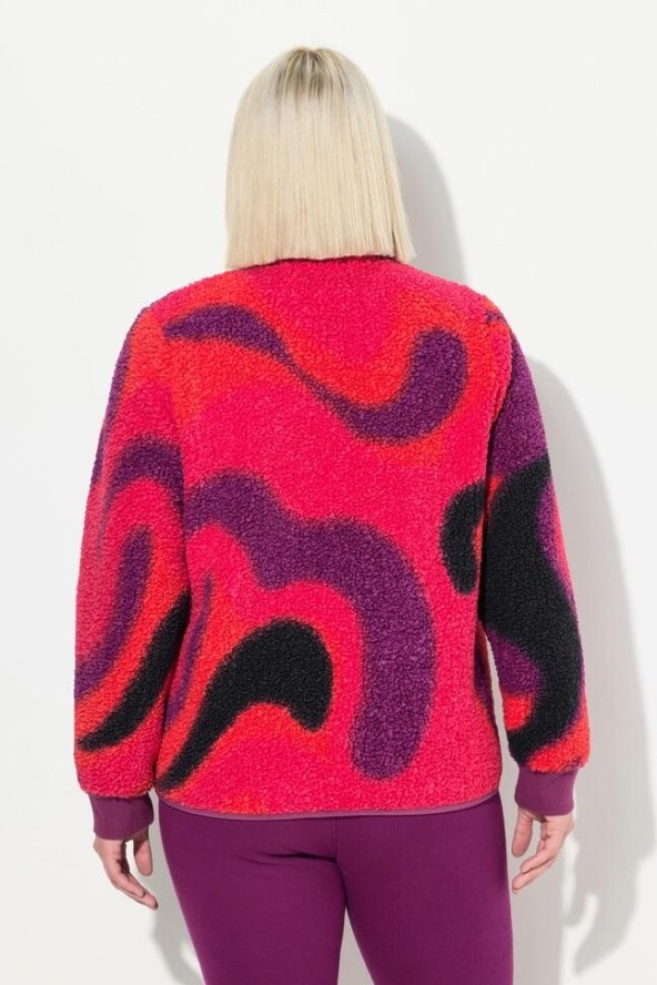 Damskie Kurtka polarowa HYPRAR stójka kieszenie zapinane na zamek