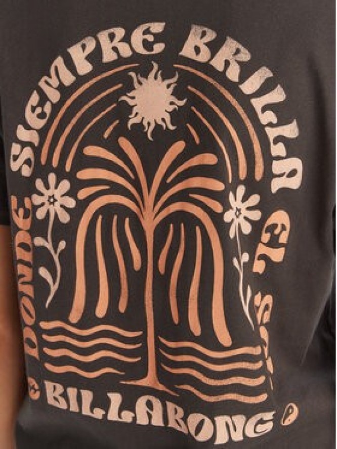 Billabong T-Shirt EBJZT00496 Czarny Oversize