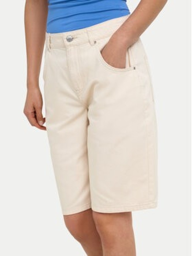 ONLY Bermudy Mate 15374734 Kremowy Loose Fit