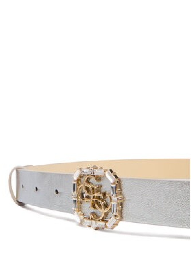 Guess Pasek Damski BW9326 P6125 Srebrny
