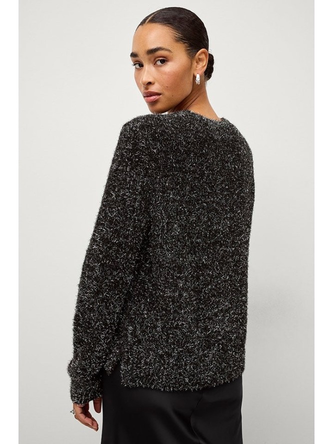 ellos Sweter "Jasmine" w kolorze czarnym rozmiar: S