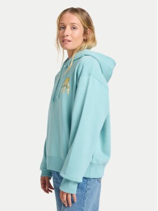 Billabong Bluza Ready And Set EBJSF00184 Turkusowy Loose Fit