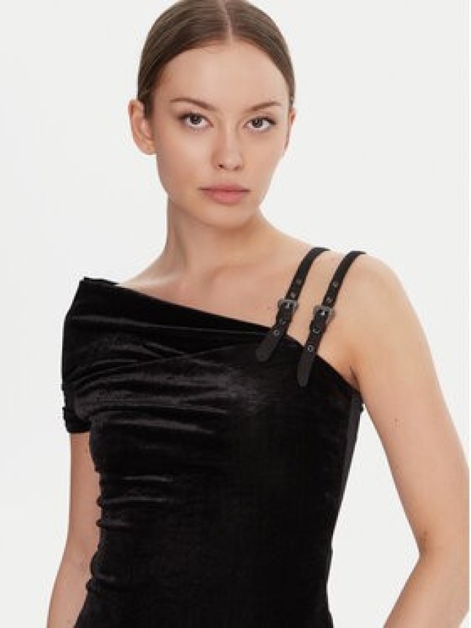 Versace Jeans Couture Bluzka 79HAM616 J0237 Czarny Slim Fit