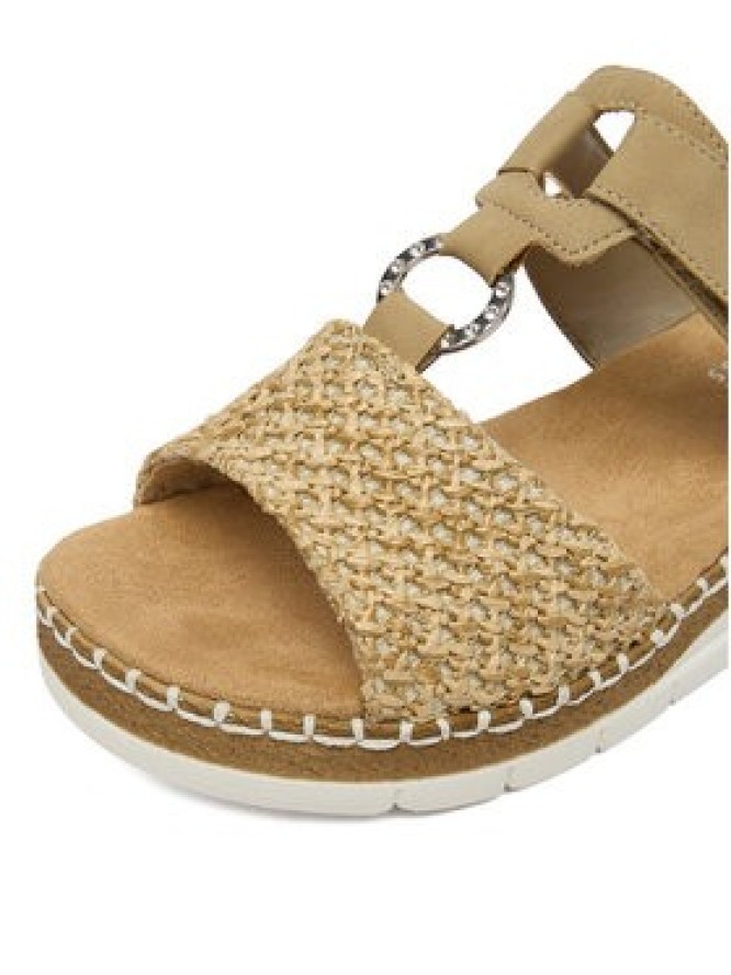 Rieker Klapki CEO-V1243-60 Beżowy