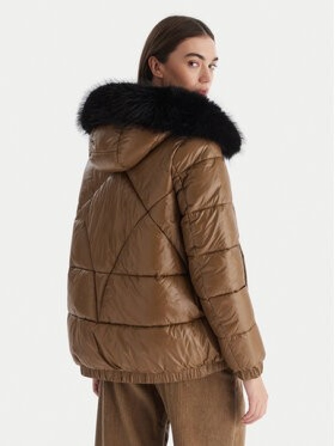 Geox Kurtka zimowa Backsie W5628S T3121 F5212 Brązowy Oversize