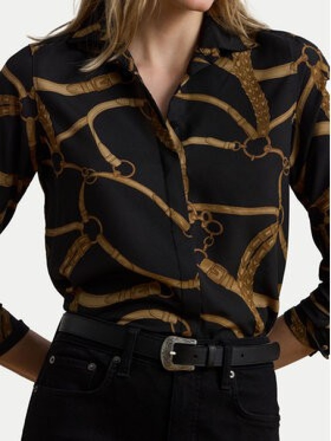 LAUREN RALPH LAUREN Koszula 200970823001 Czarny Classic Fit