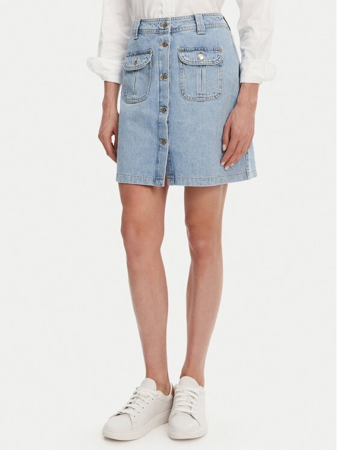 JOOP! Jeans Spódnica jeansowa Rosa 30046659 Niebieski Regular Fit