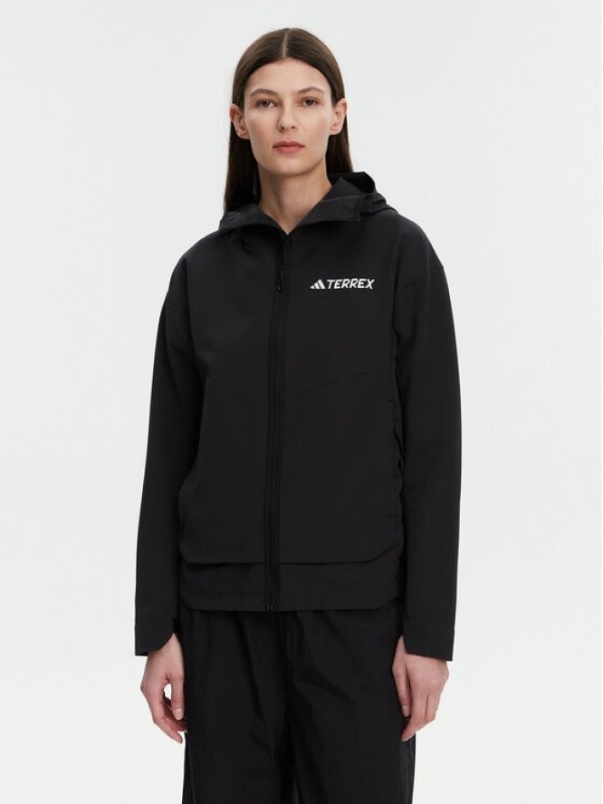 adidas Kurtka softshell Terrex Multi IX1487 Czarny Regular Fit