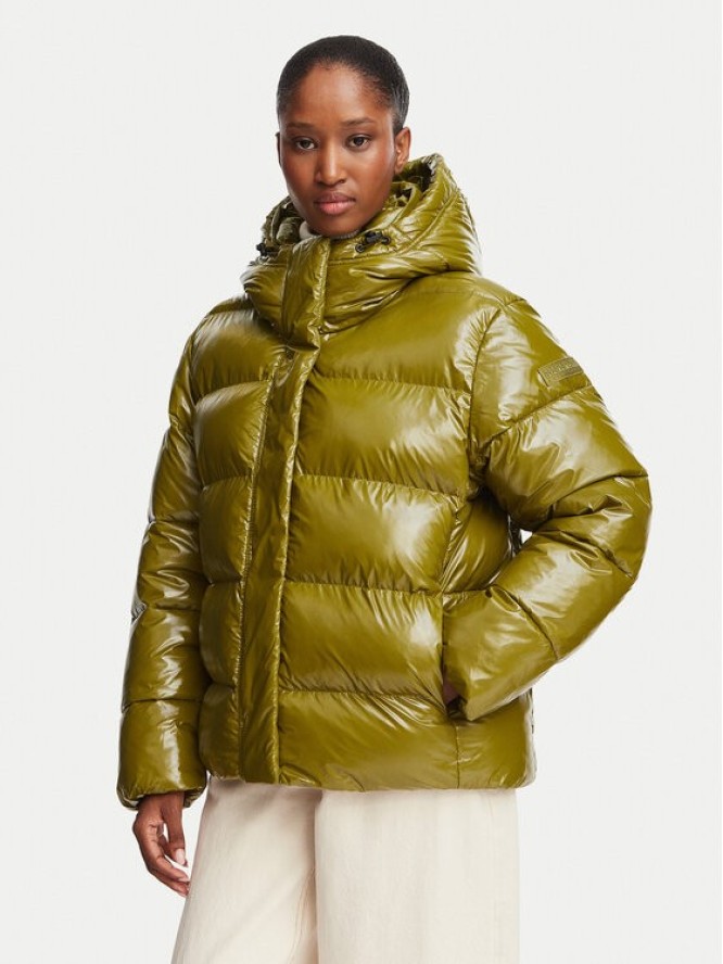 Napapijri Kurtka zimowa A-Glane NP0A4HZ5 Zielony ciemny Regular Fit
