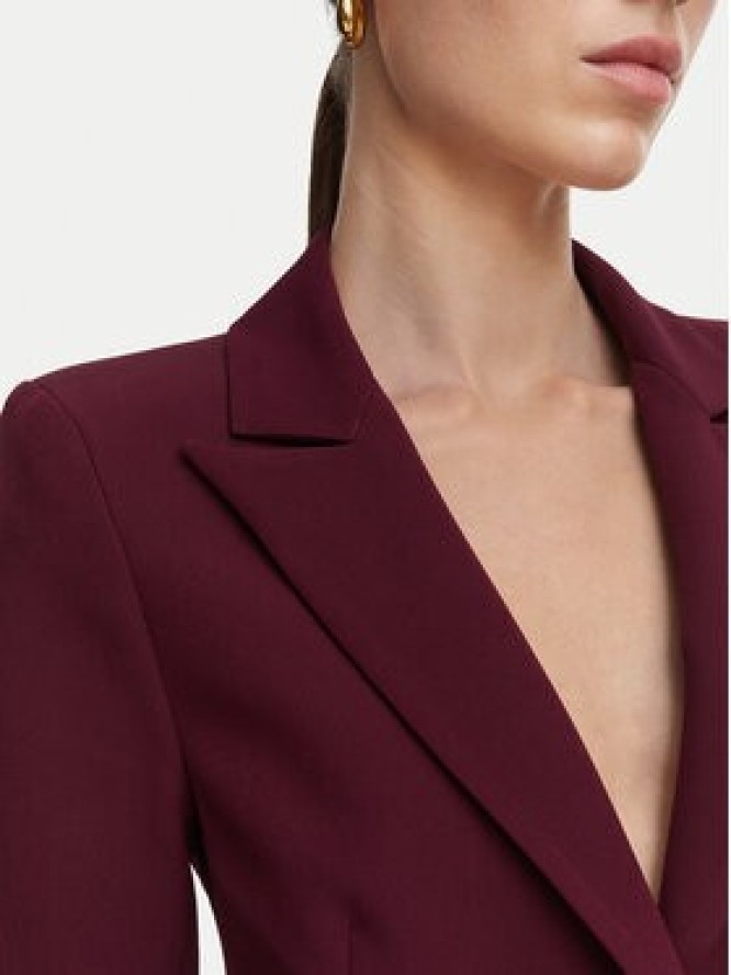 Rinascimento Marynarka CFC0131087003 Bordowy Regular Fit