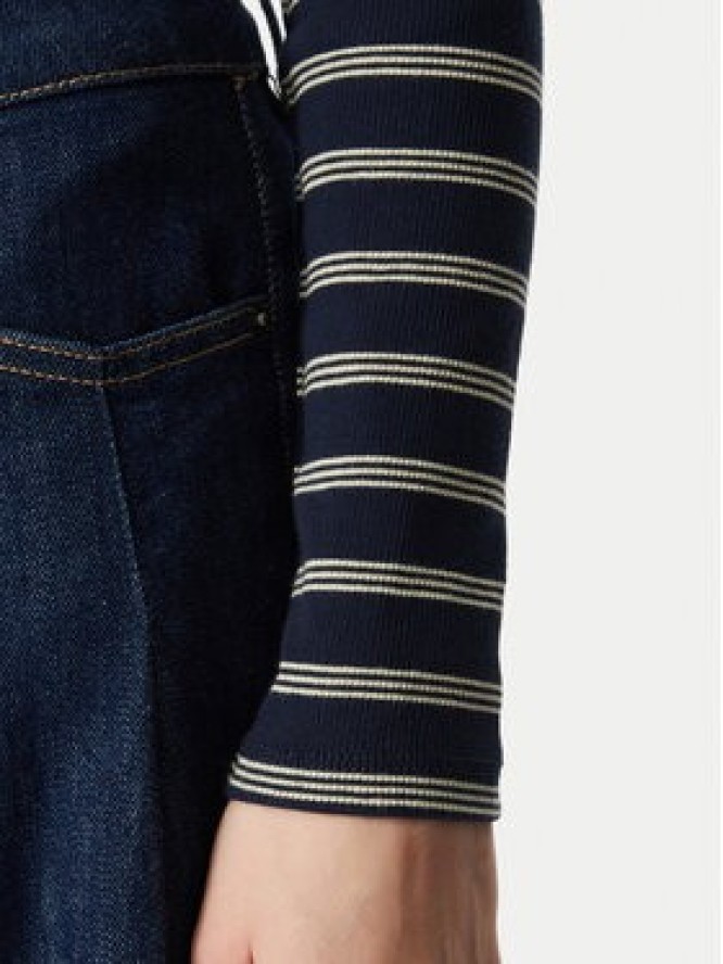 Tommy Jeans Bluzka Essential DW0DW17387 Granatowy Slim Fit