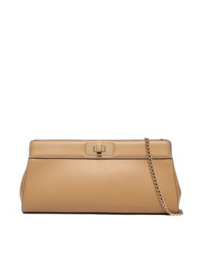 Tommy Hilfiger Torebka Th Modern Clutch AW0AW18727 Brązowy jasny