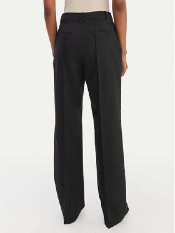 KARL LAGERFELD Spodnie materiałowe B1W10003 Czarny Straight Leg