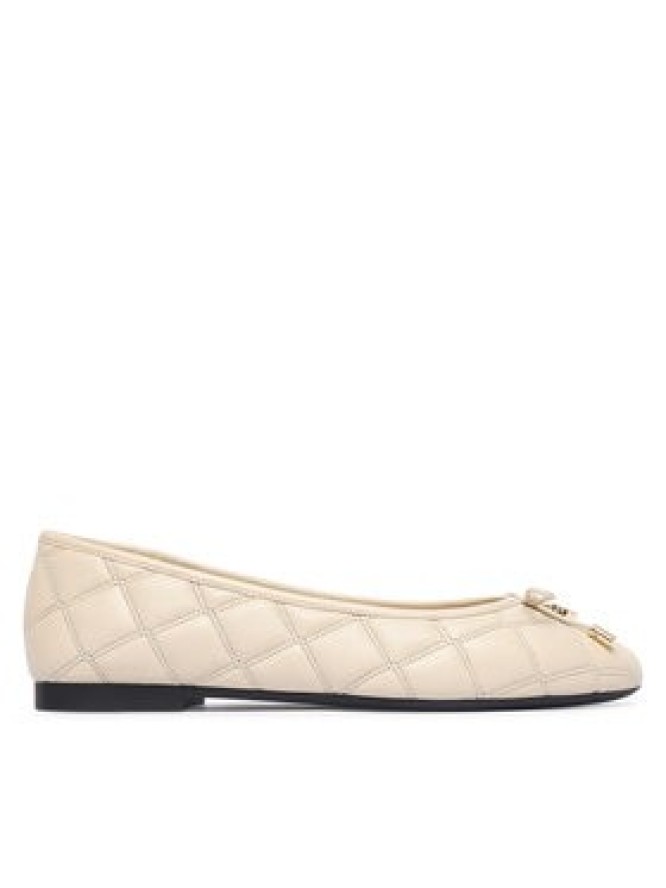 Tommy Hilfiger Baleriny Charm Quilted Ballerina FW0FW09503 Beżowy jasny