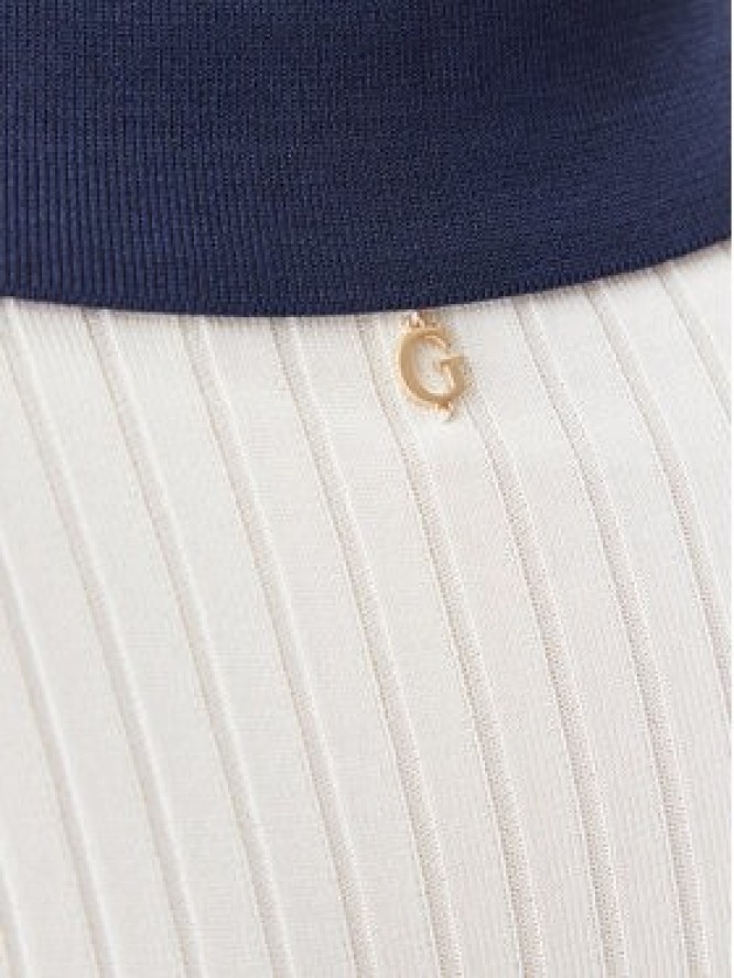 Guess Sweter W5GR46 Z3L10 Écru Regular Fit