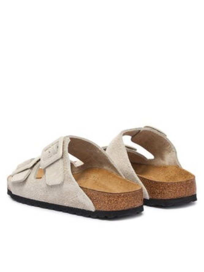 Birkenstock Klapki Arizona Cushion Buckle 1033088 Kremowy