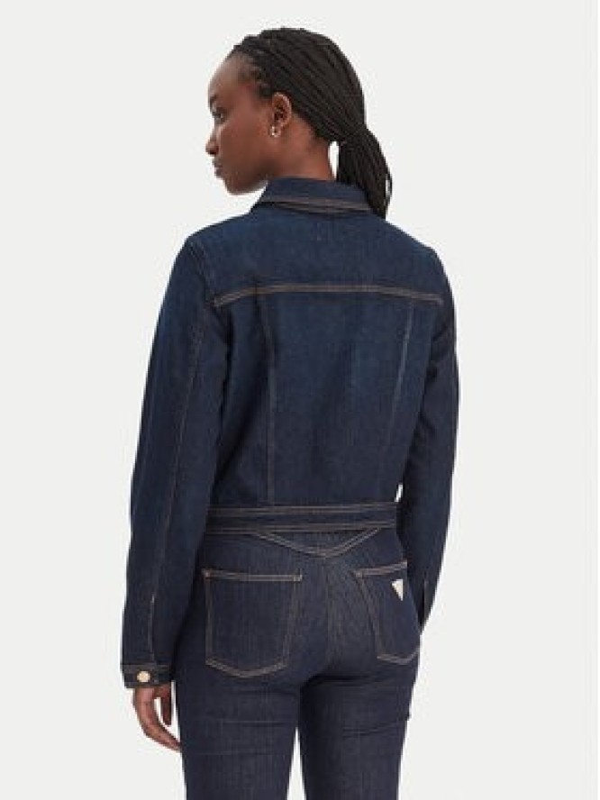 Guess Kurtka jeansowa W6RN76 D6881 Granatowy Regular Fit