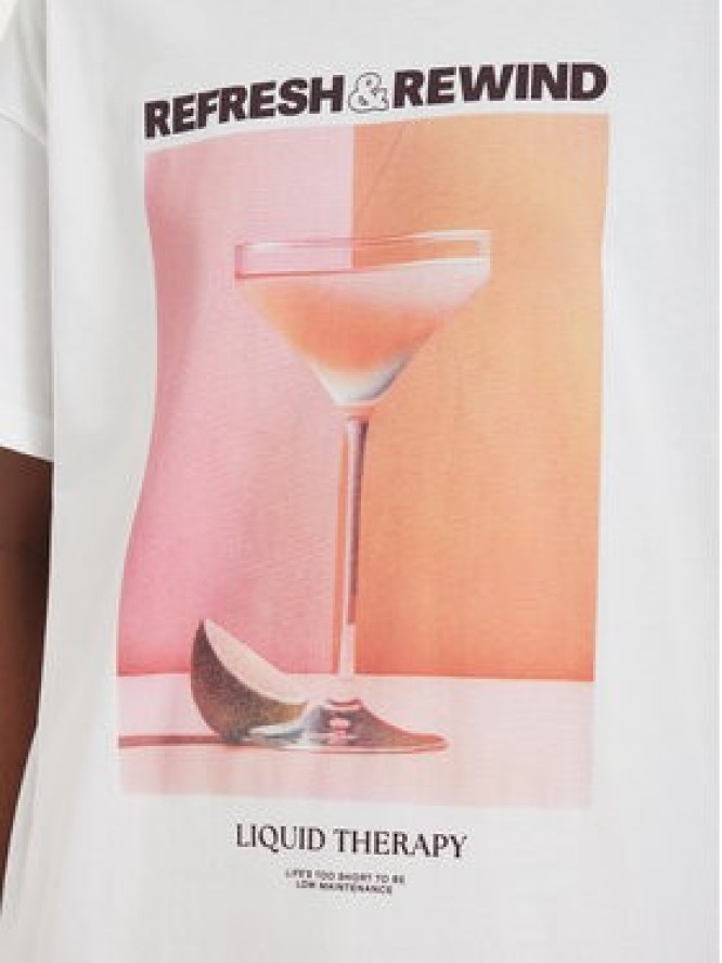 ONLY T-Shirt Vivvi 15346761 Biały Regular Fit