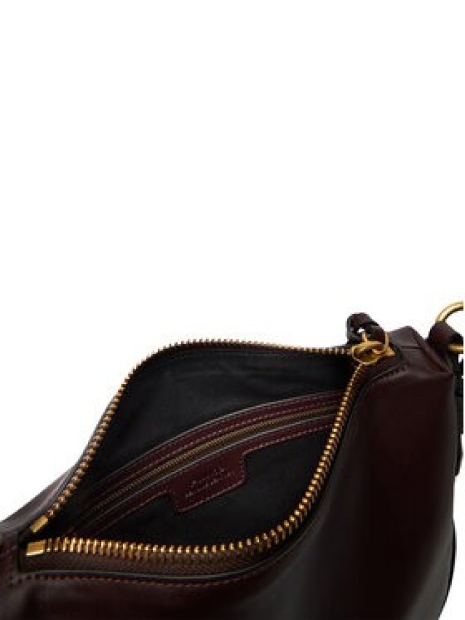 PINKO Torebka Hobo Zip Around Mini Ai 25-26 PLTT 105332 A0QO Bordowy