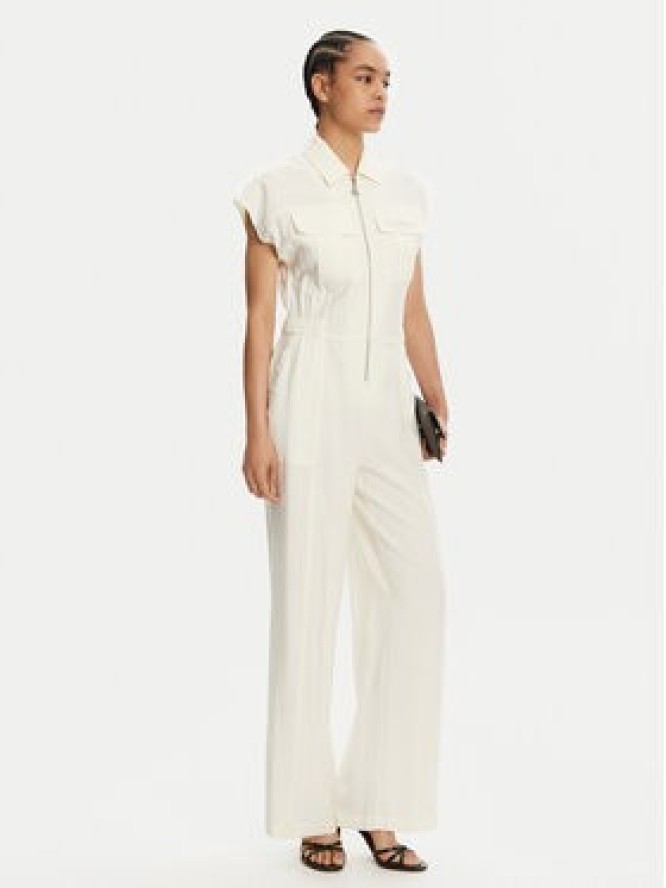Patrizia Pepe Kombinezon 2T0072 A573 W146 Écru Regular Fit