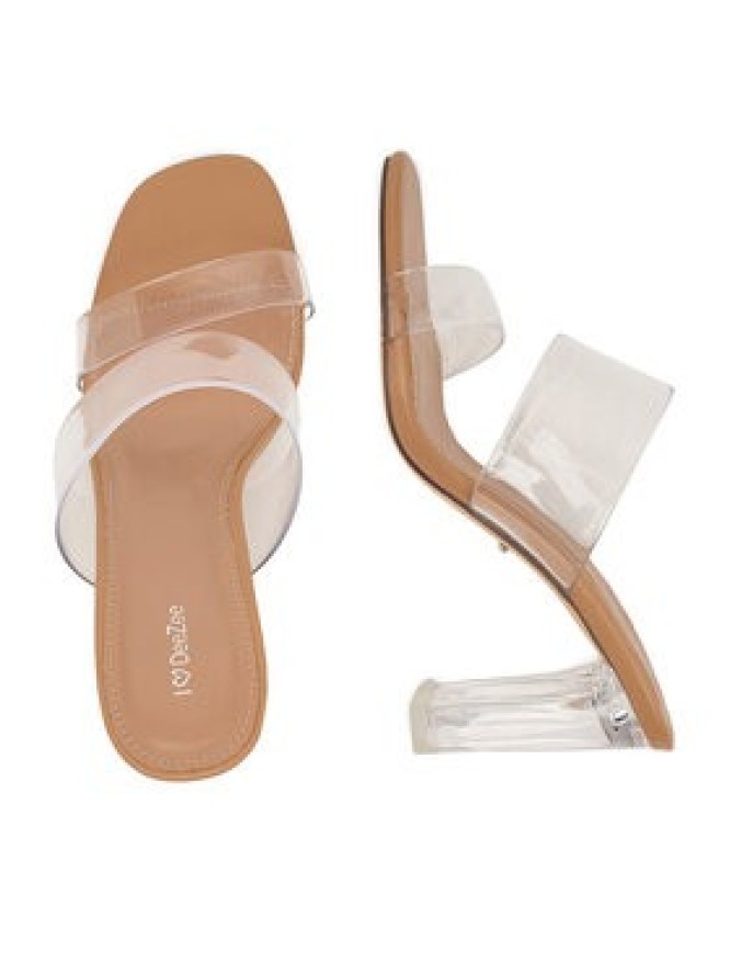 DeeZee Klapki CEO-LS5216-01 Przezroczysty