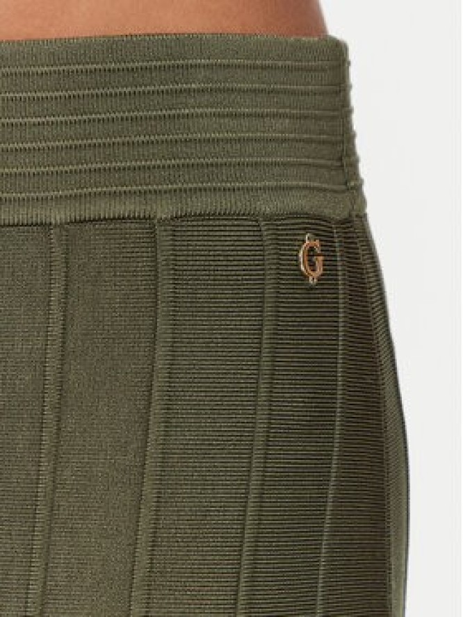 Guess Spódnica mini W5GD0U Z2XY0 Zielony Regular Fit