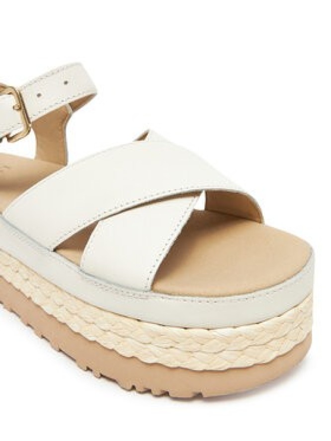 Ugg Sandały W Aubrey Ankle Strap 1169650 Écru