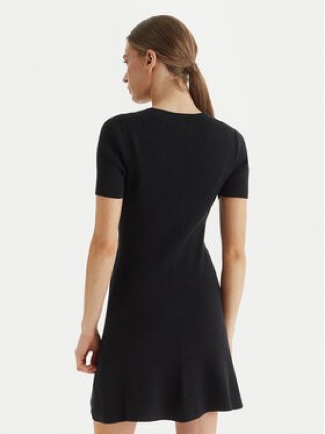 Calvin Klein Jeans Sukienka dzianinowa LV047F325G Czarny Slim Fit