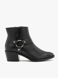 Czarne botki biker boots