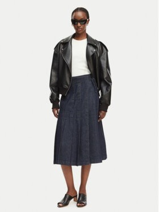 MAX&Co. Spódnica jeansowa 2616101013200 Granatowy Regular Fit