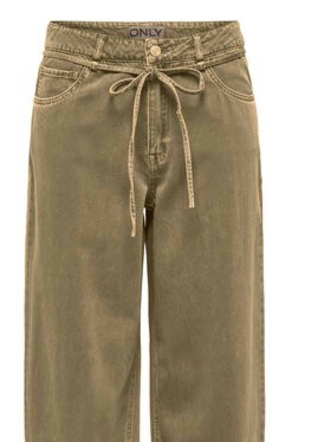 ONLY Jeansy Gianna 15372521 Beżowy Straight Leg