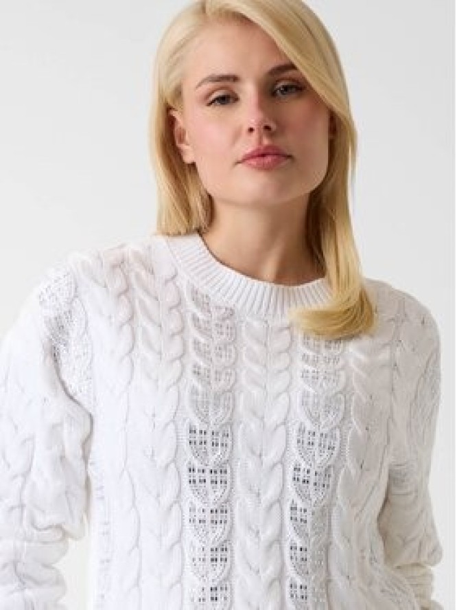 Guess Sweter 183442 Biały Classic Fit