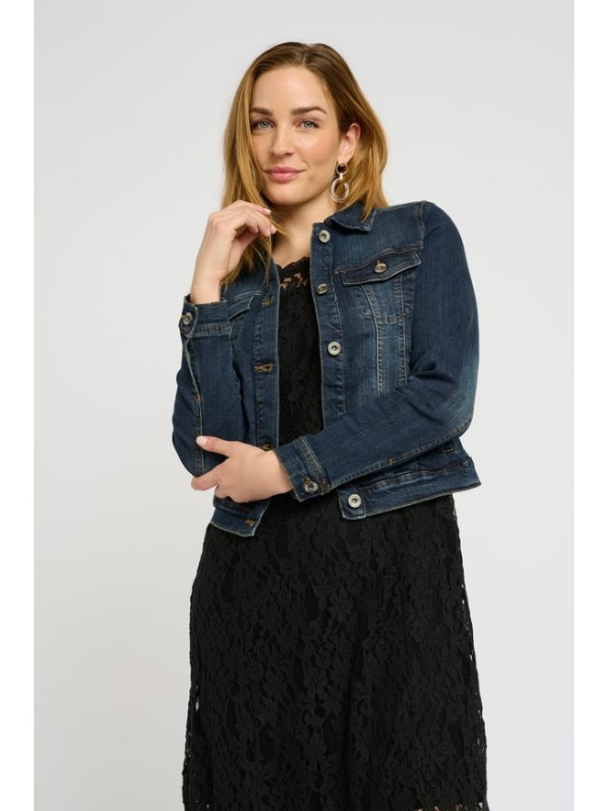 Kaffe Kurtka dżinsowa w kolorze granatowym rozmiar: 42