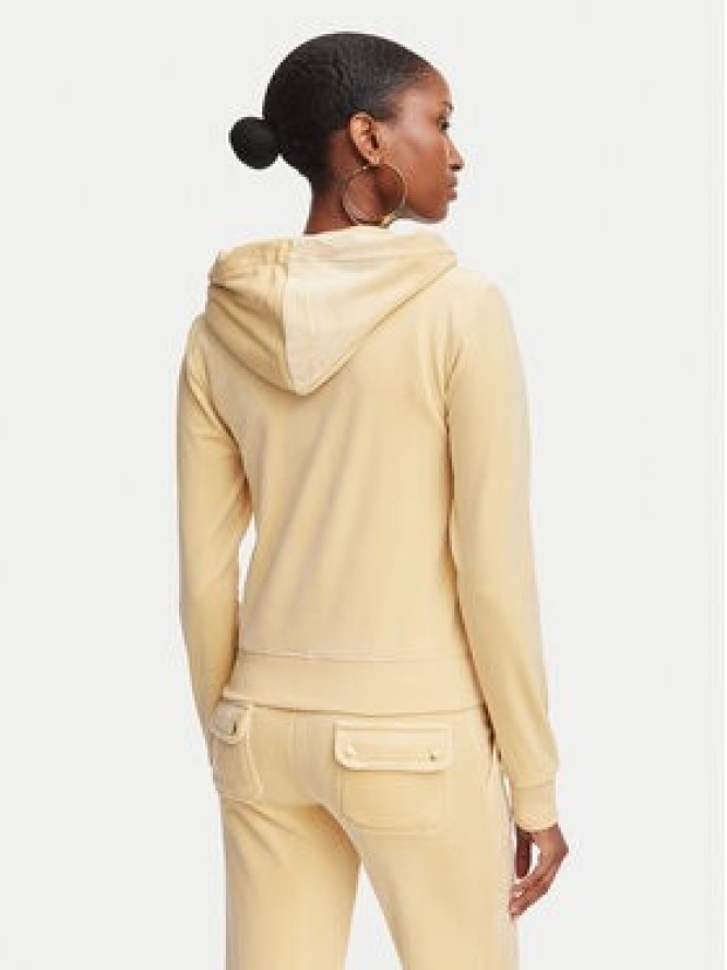 Juicy Couture Bluza Robertson JCAP176G Żółty Slim Fit